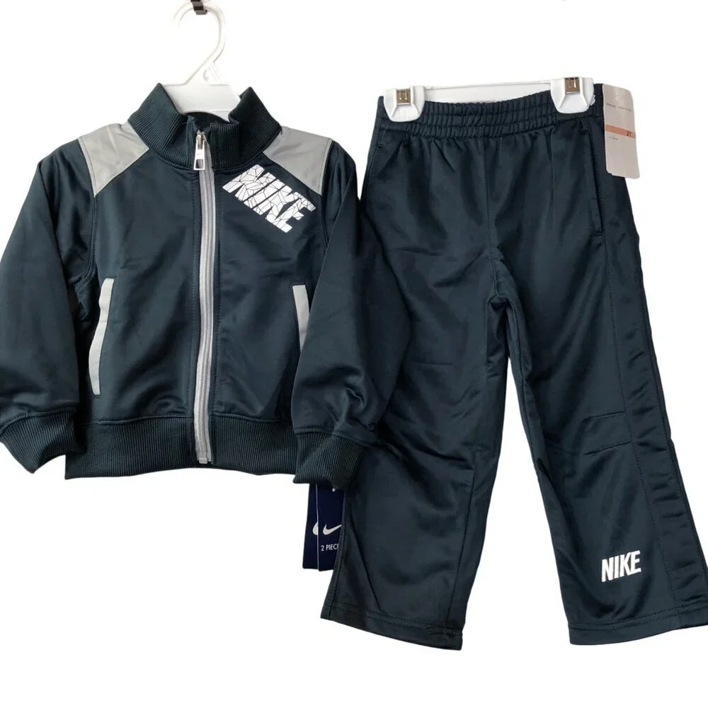 NIKE BOYS TRICOTT HOODIE & PANTS SET SZ 2T NEW WITH TAG - Picture 3 of 8